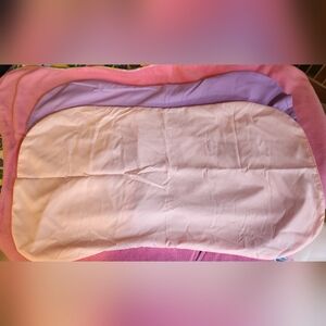 Amrose Pastel Bassinet Sheets (2 Pack, Pink And Purple)